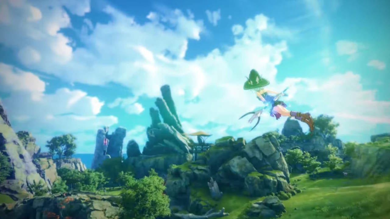 A character floating in Blue Protocol Star Resonance