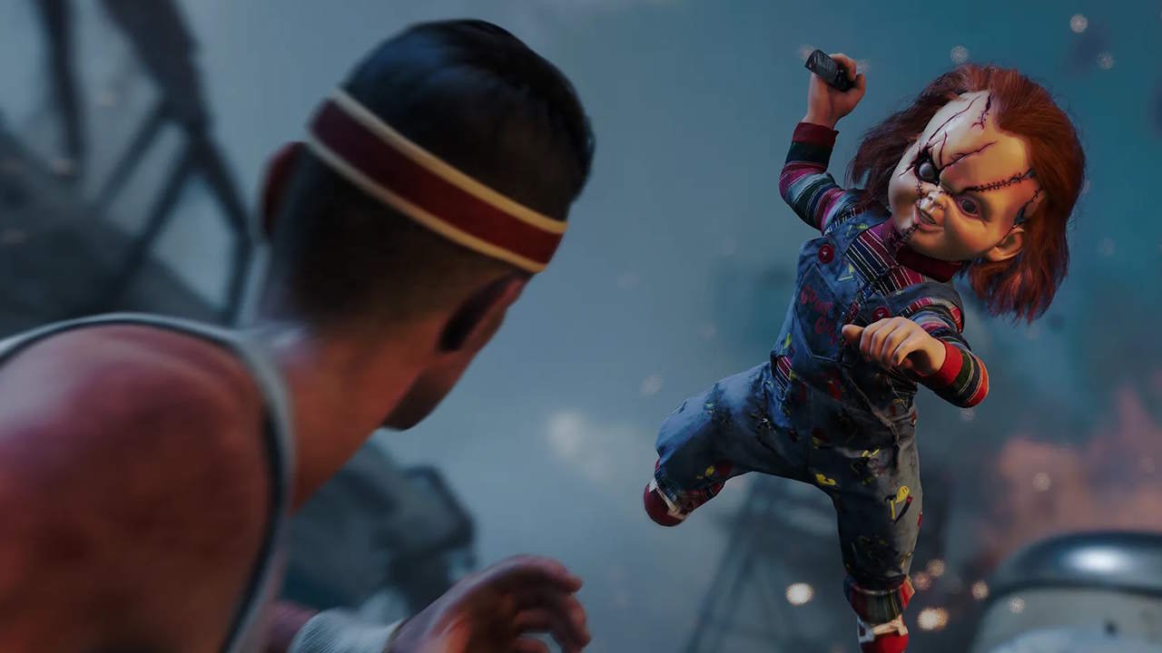 An image of Chucky attacking a character in Black Ops 6