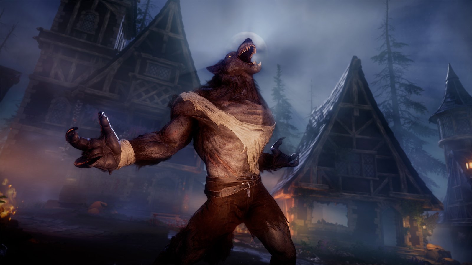 New World: Aeternum screenshot featuring a werewolf.