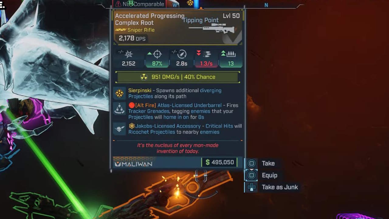 Complex Root drop in Borderlands 4