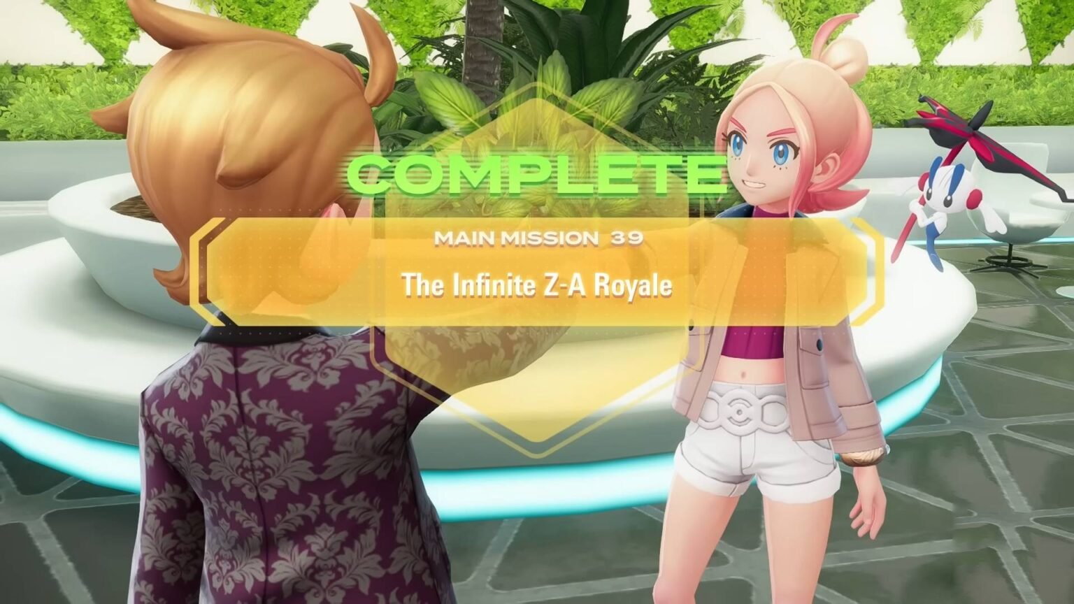 Infinite AZ Royale Mission Complete in Pokémon Legends Z-A