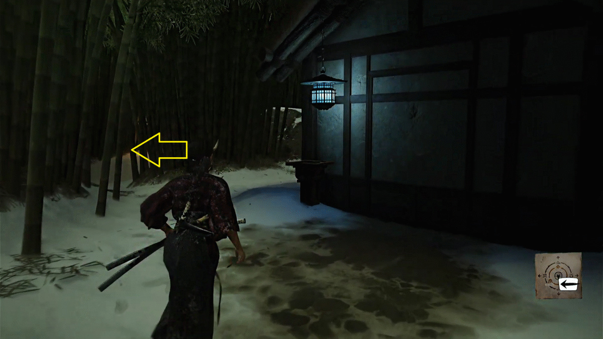 Ghost of Yotei Closed-Off Building Location at Sentinel Forest Direction