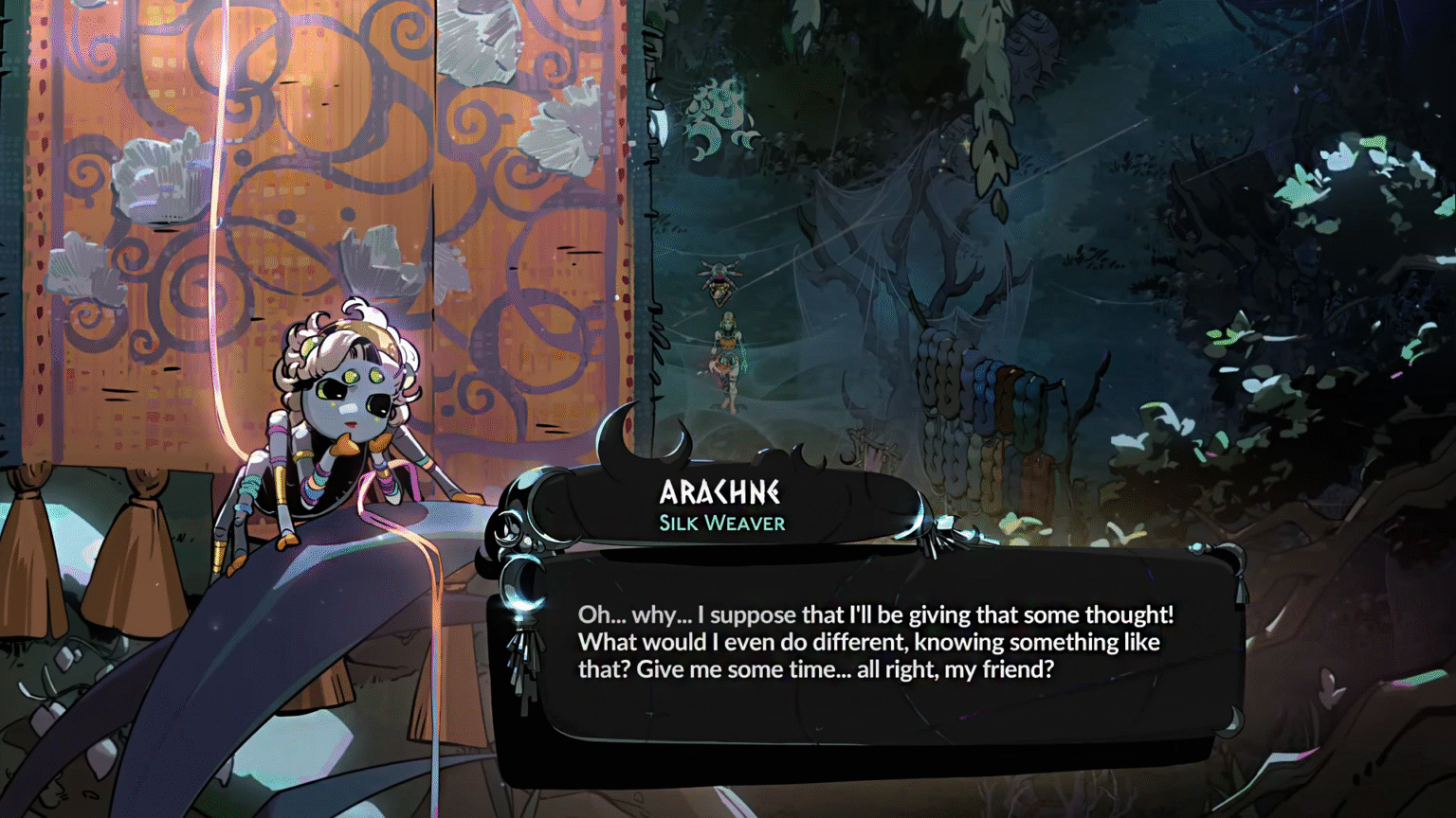 Hades 2 Arachne Speaking Silk & Spitefulness Achievement Prophecy