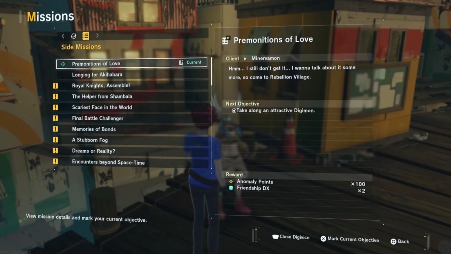 Digimon Story: Time Stranger - Take Along An Attractive Digimon - Premonitions of Love Guide.