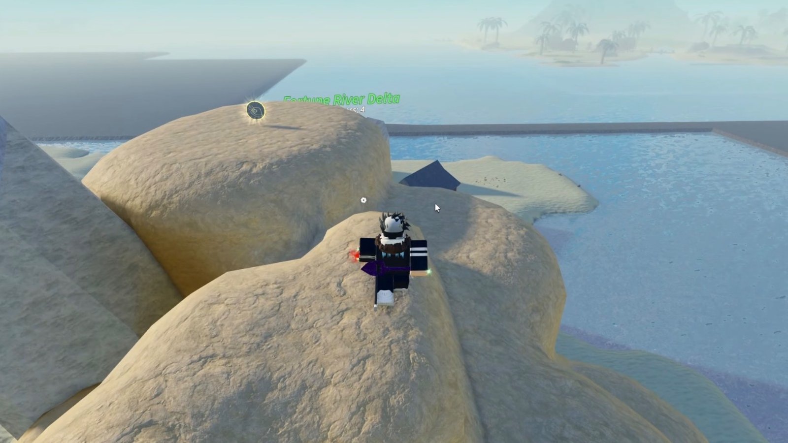 Prospecting screenshot featuring the sixth Rune location.