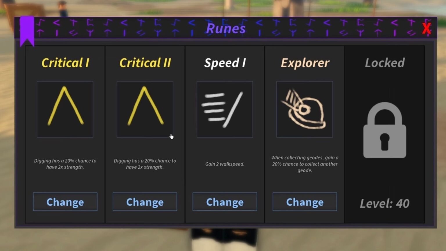 All 13 Rune Locations in Prospecting Roblox.