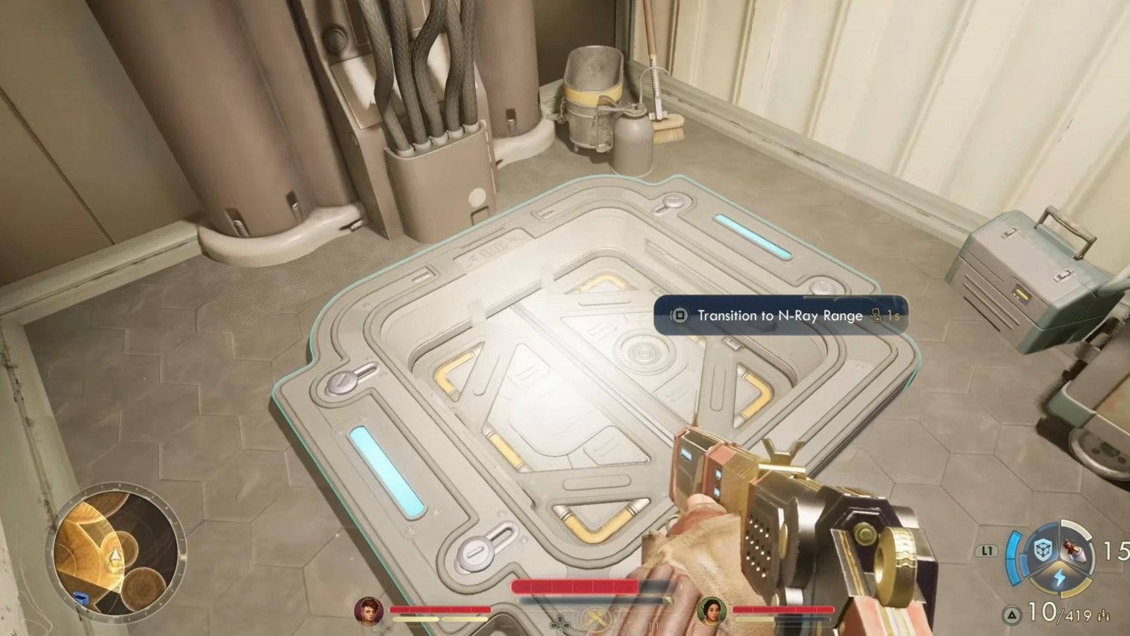 The Outer Worlds 2 hatch to N-Ray Range.