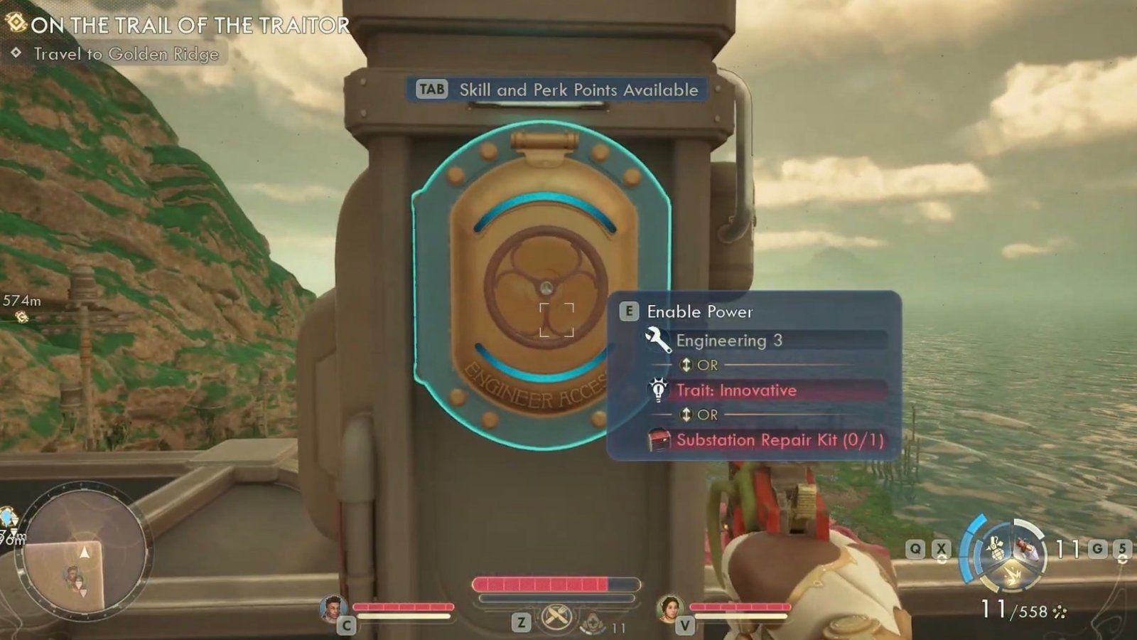 The Outer Worlds 2 featuring the Paradise Island Power Substation.