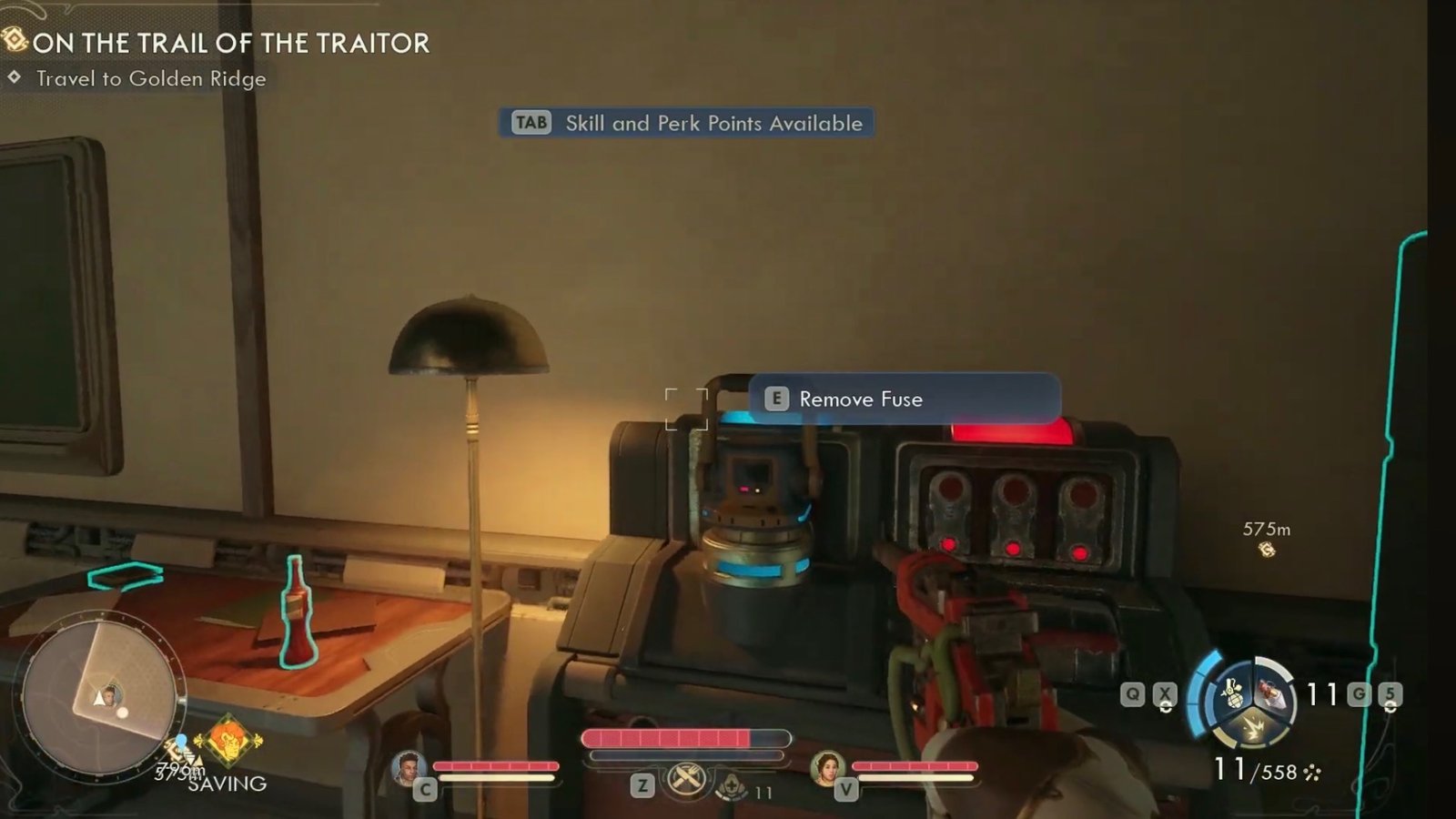 The Outer Worlds 2 featuring the Substation Charged Fuse.