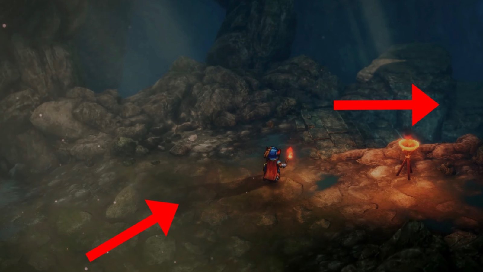 Dragon Quest 1 Remake Weeping Isle first route.