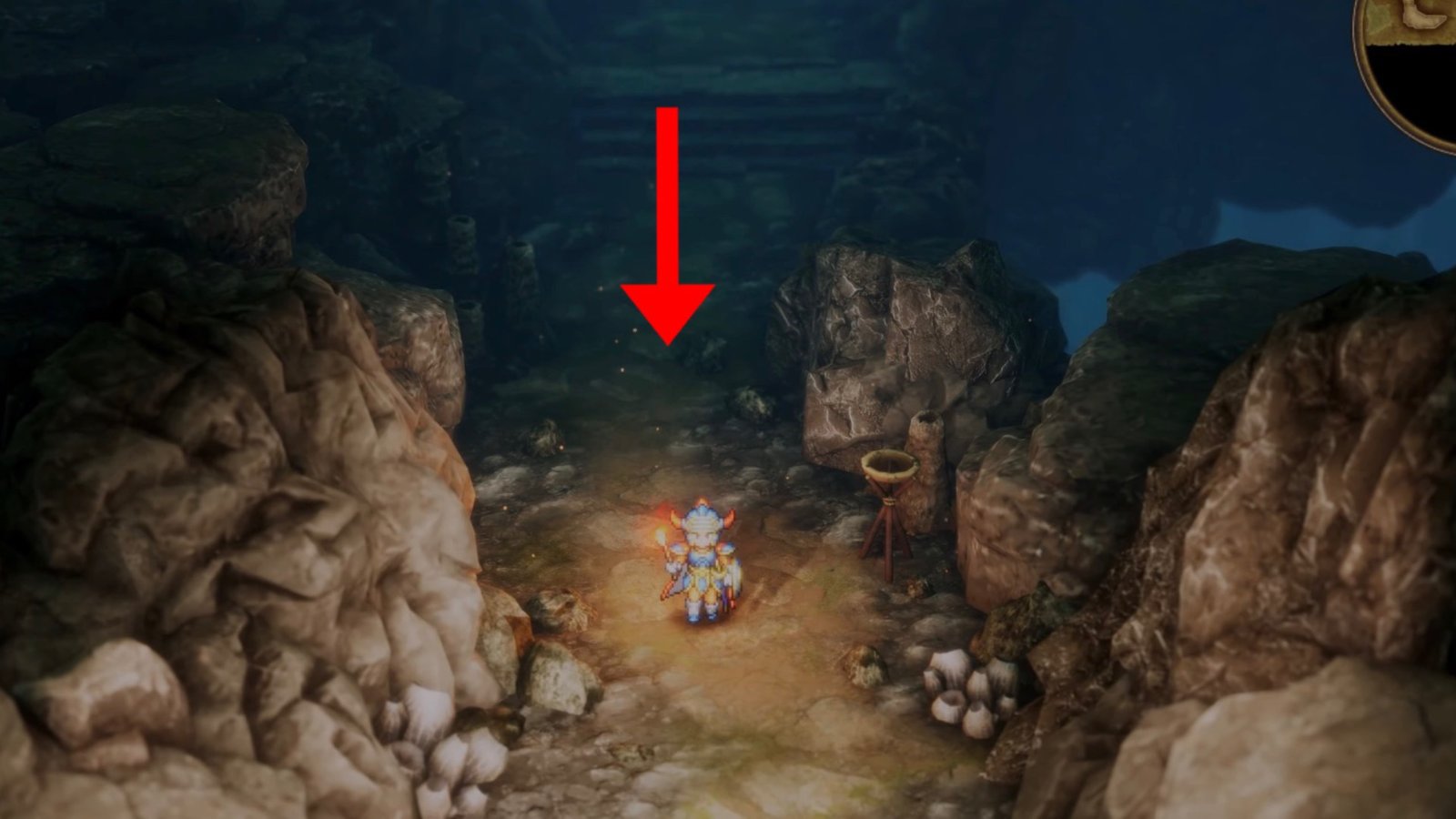 Dragon Quest 1 Remake Weeping Isle third route.