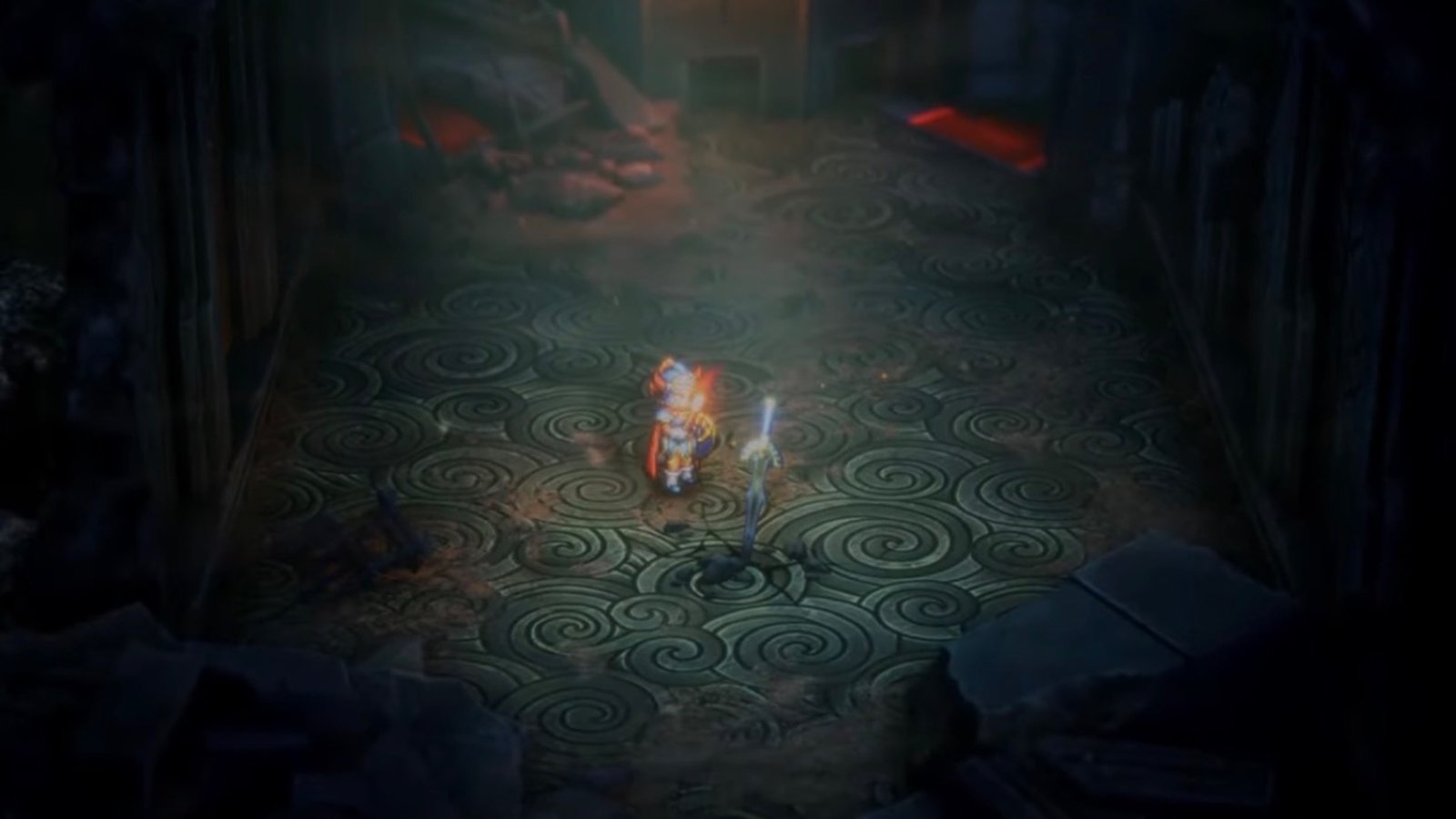 Dragon Quest 1 Remake obtaining Erdrick's Sword.