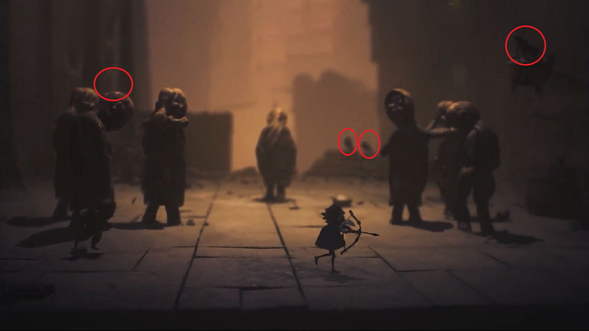 Little Nightmare III Seven to Eleven Crow in Necropolis.png