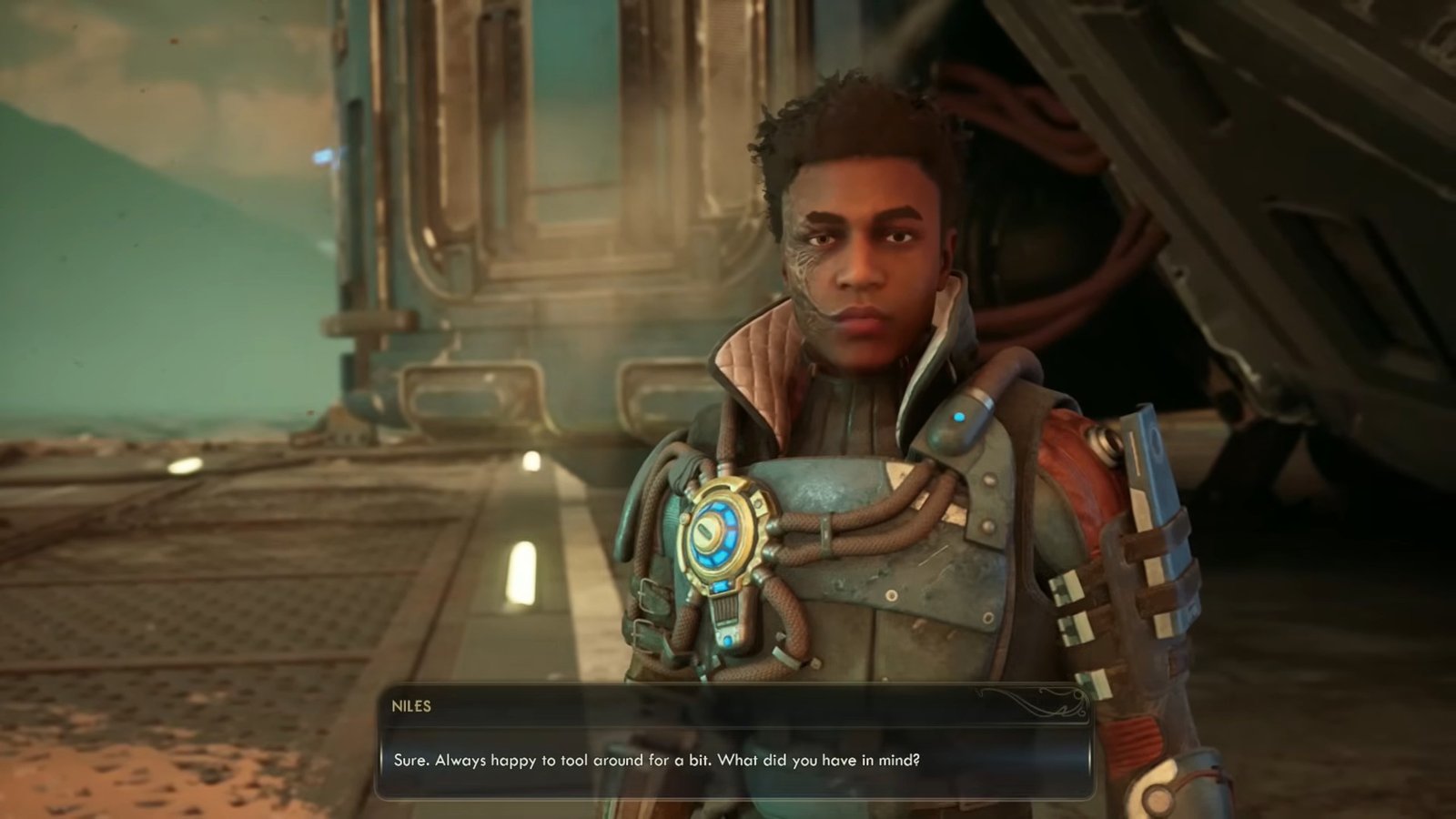 Niles from The Outer Worlds 2