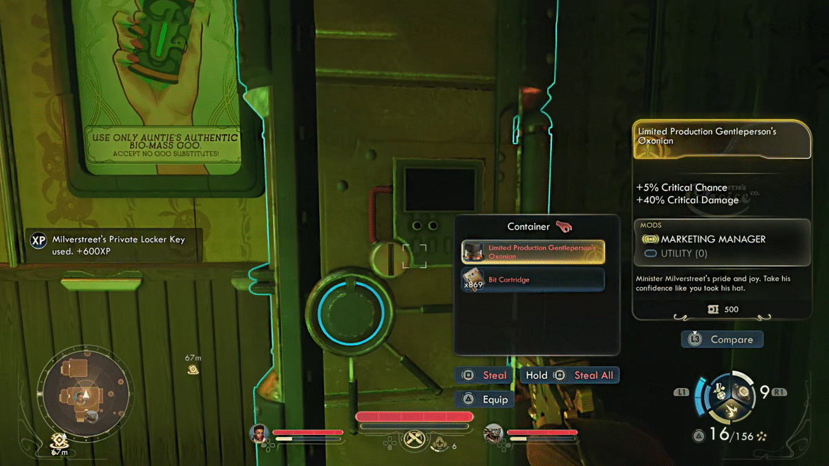 The Outer Worlds 2 Limited Production Gentleperson's Oxonian