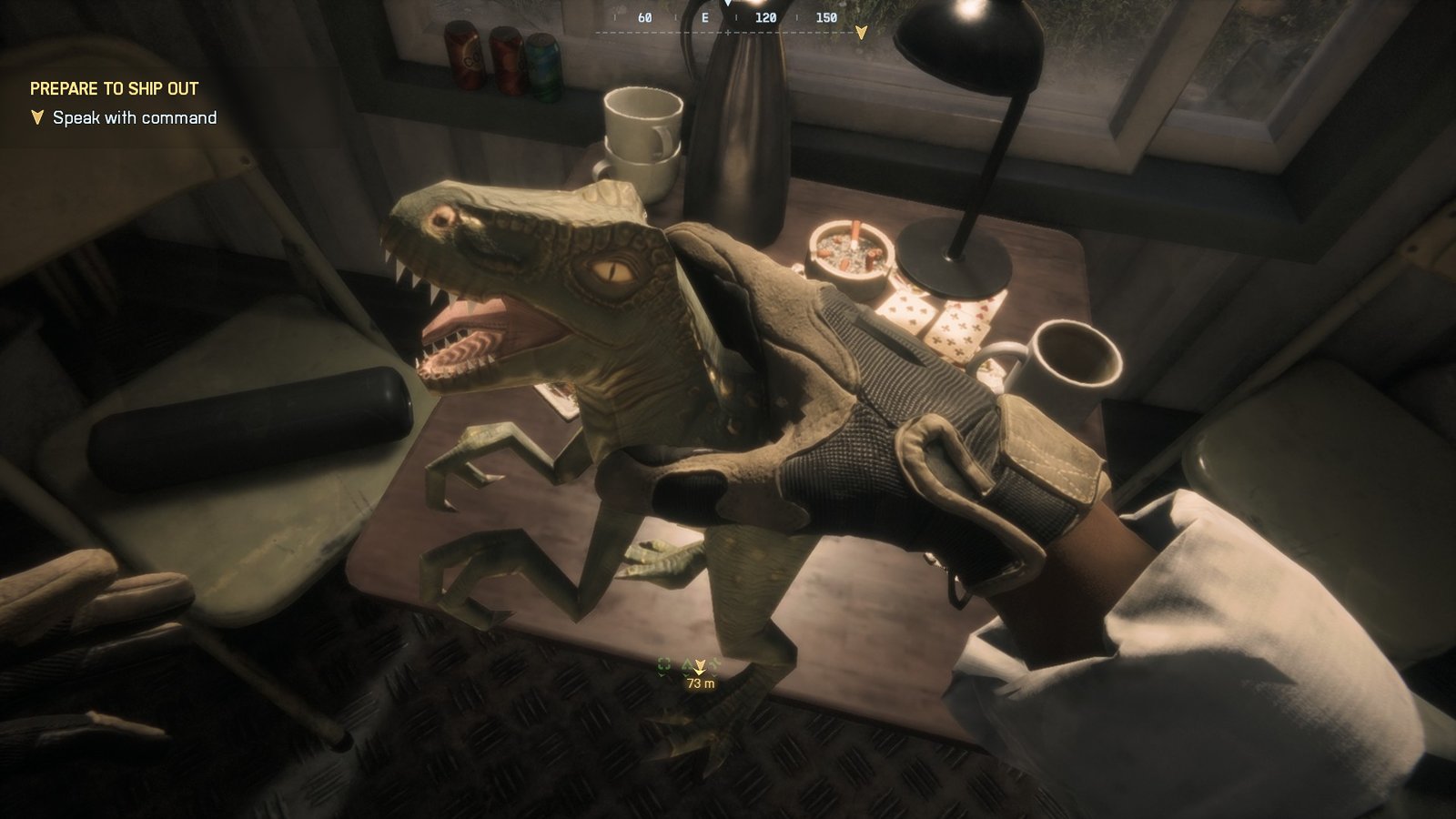 The Battlefield 6 Dinosaur figurine