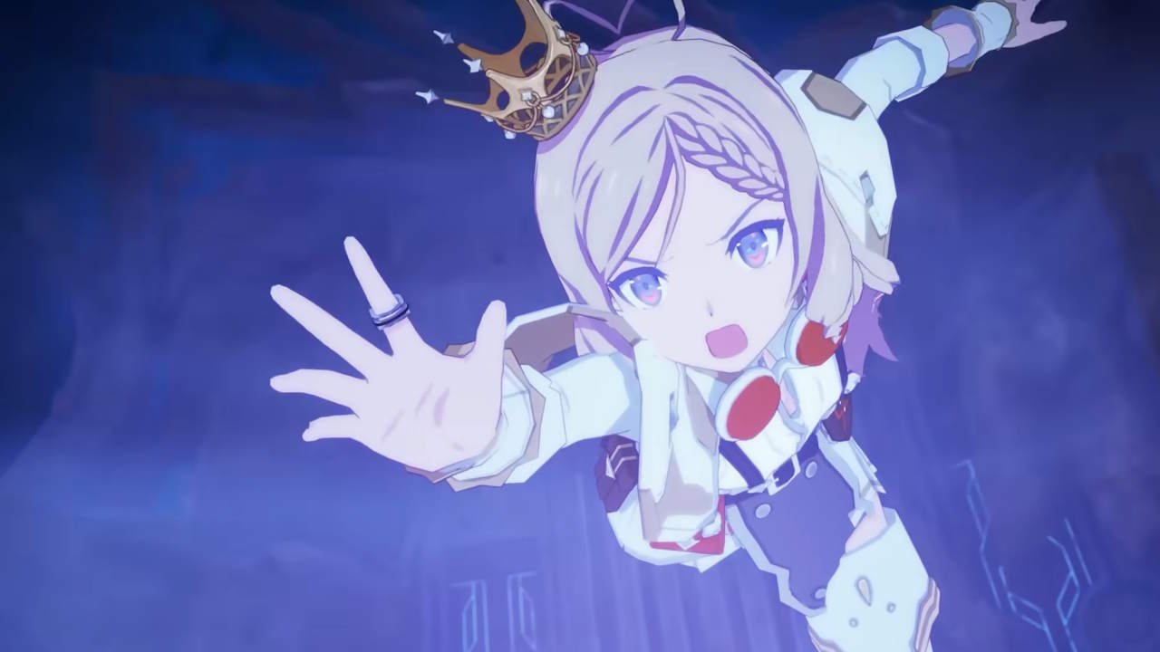 The Blue Protocol: Star Resonance character reaching out for something