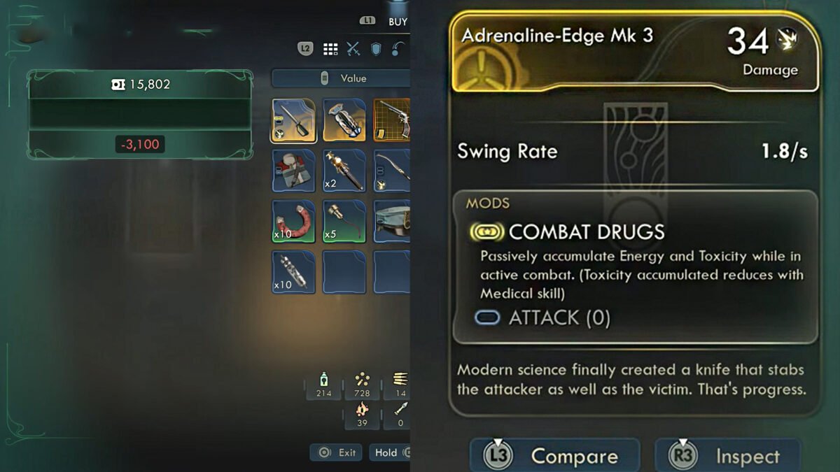 The Outer Worlds 2 Adrenaline-Edge Mk 3