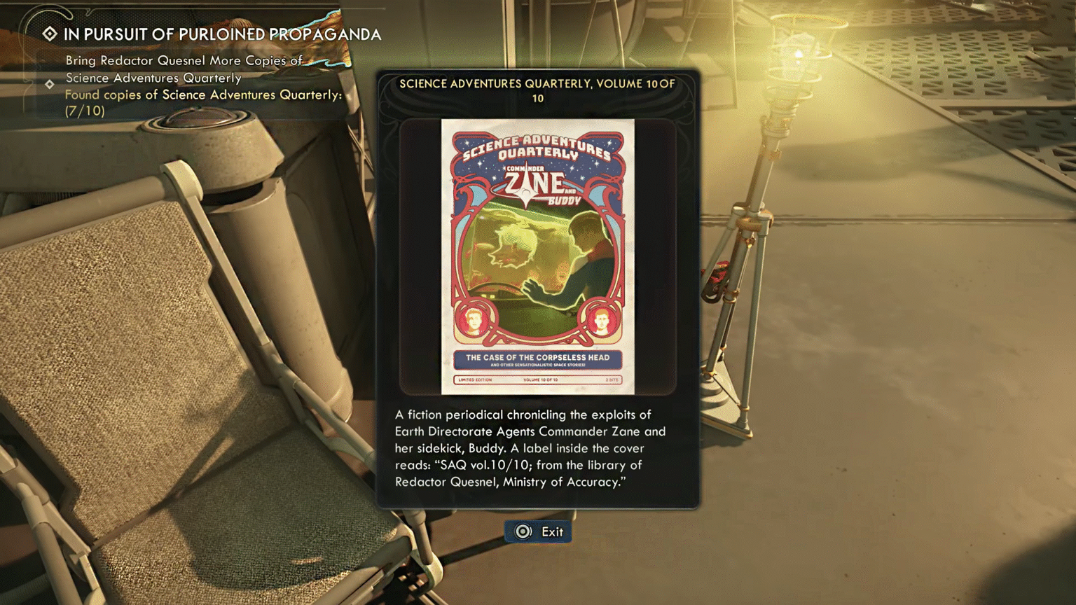 The Outer Worlds 2 Science Adventure Quarterly Volumes Cover