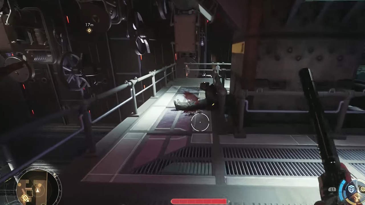 The third dead body containing the Protectorate Armorial ID in The Outer Worlds 2