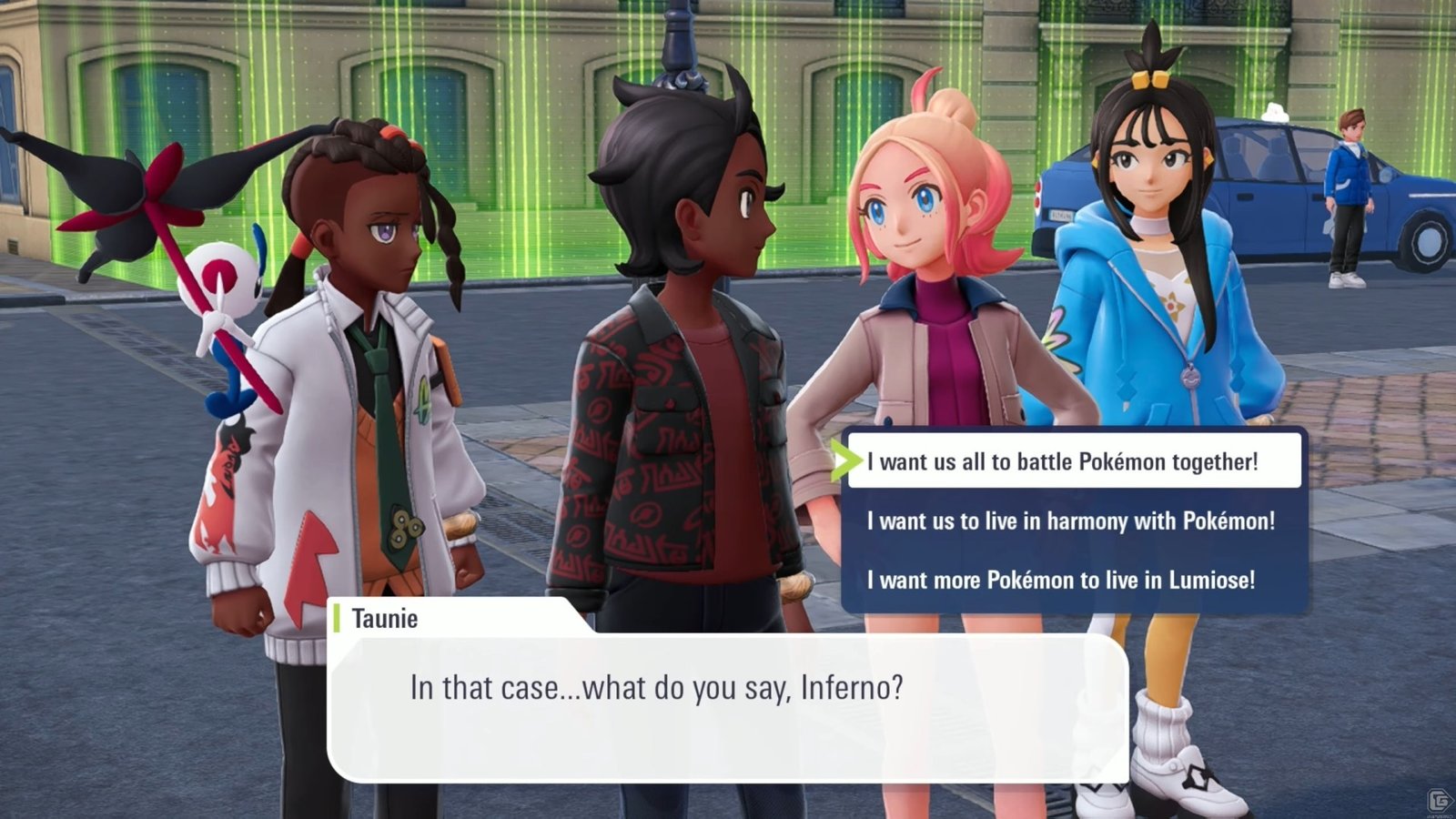 Three Rank A options in Pokémon Legends Z-A