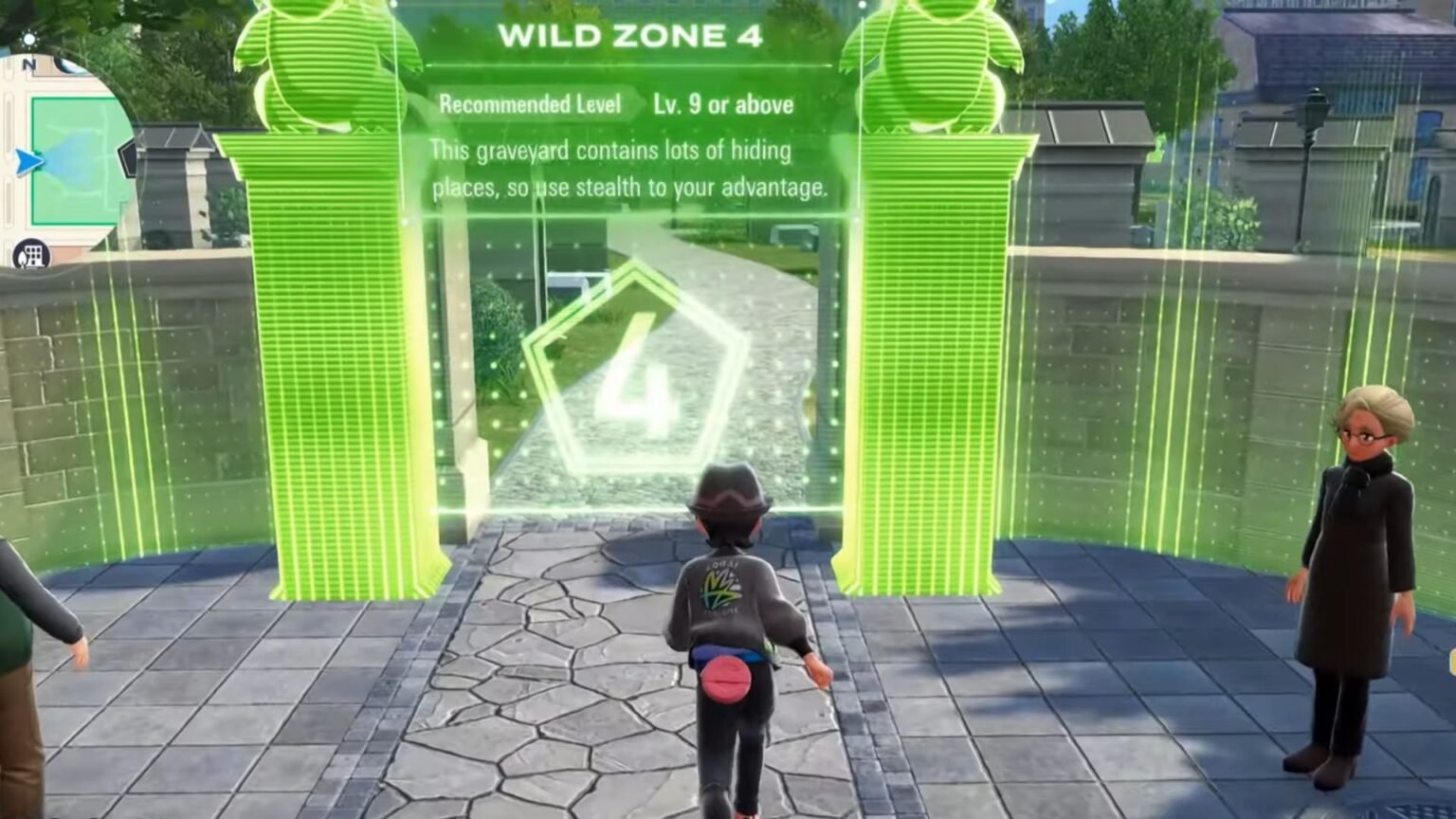 Entering Wild Zone 4 in Pokemon Legends Z-A