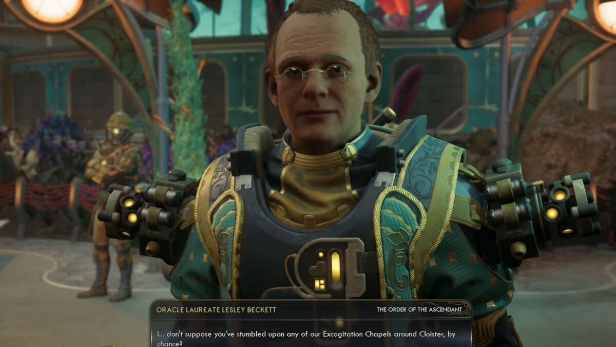 Speaking to Laureate Beckett in The Outer Worlds 2