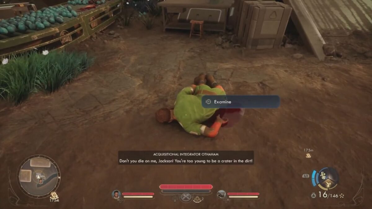 Approaching Jackson’s body in The Outer Worlds 2