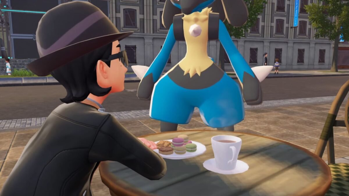 Visiting a cafe with your Pokemon in Pokemon Legends Z-A