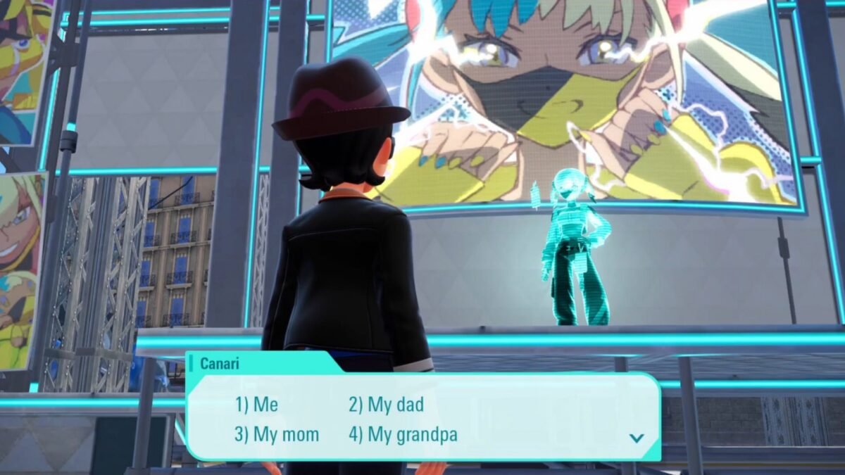 Answering Canari's final question in Pokemon Legends Z-A