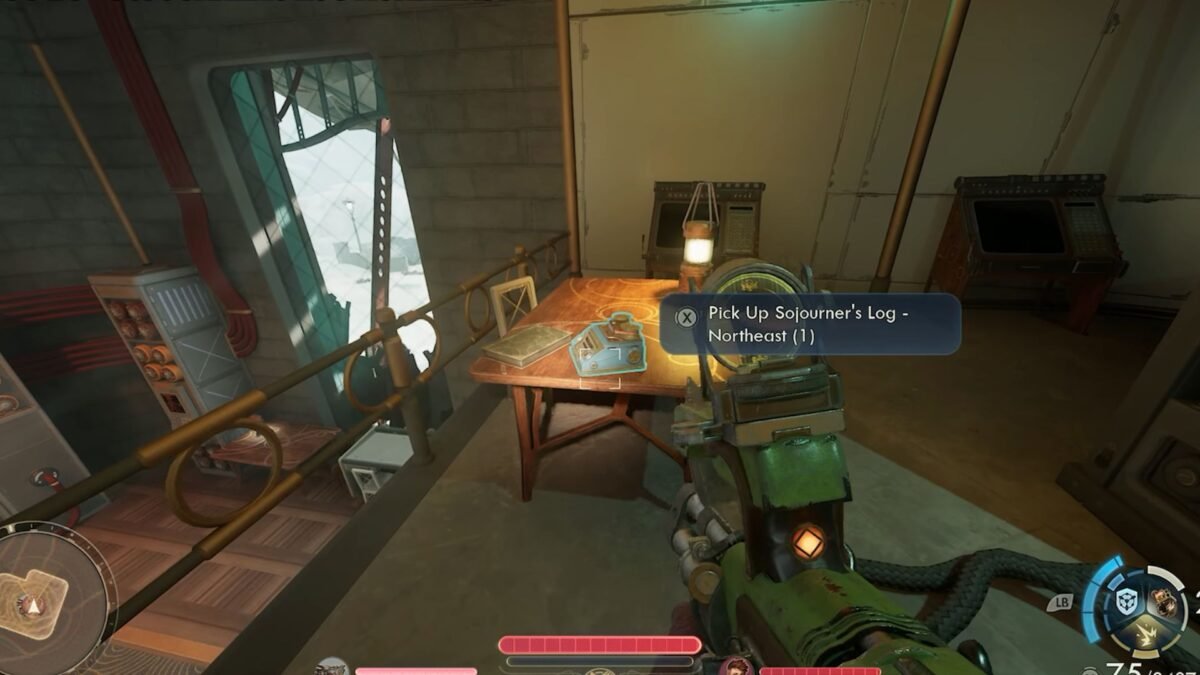 Collecting the Sojourner’s Log (Northeast) in The Outer Worlds 2