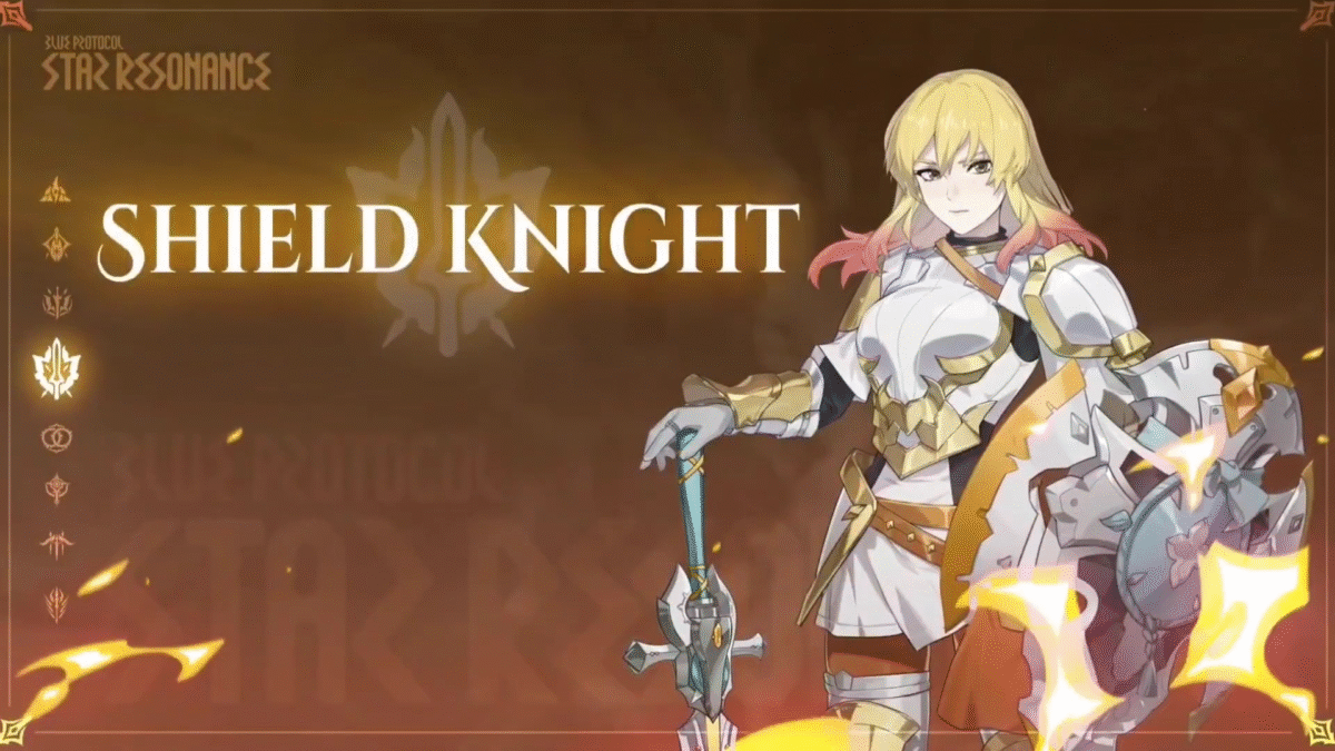 Recovery Shield Knight in Blue Protocol: Star Resonance
