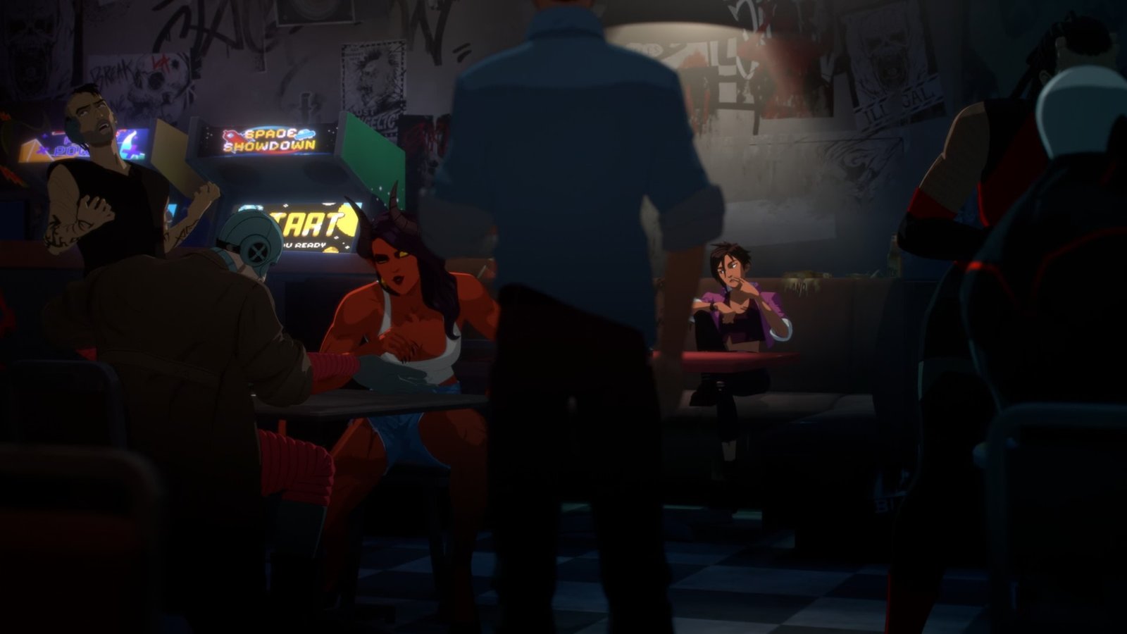 Dispatch Episode 5 Bar Scene with Invisigal
