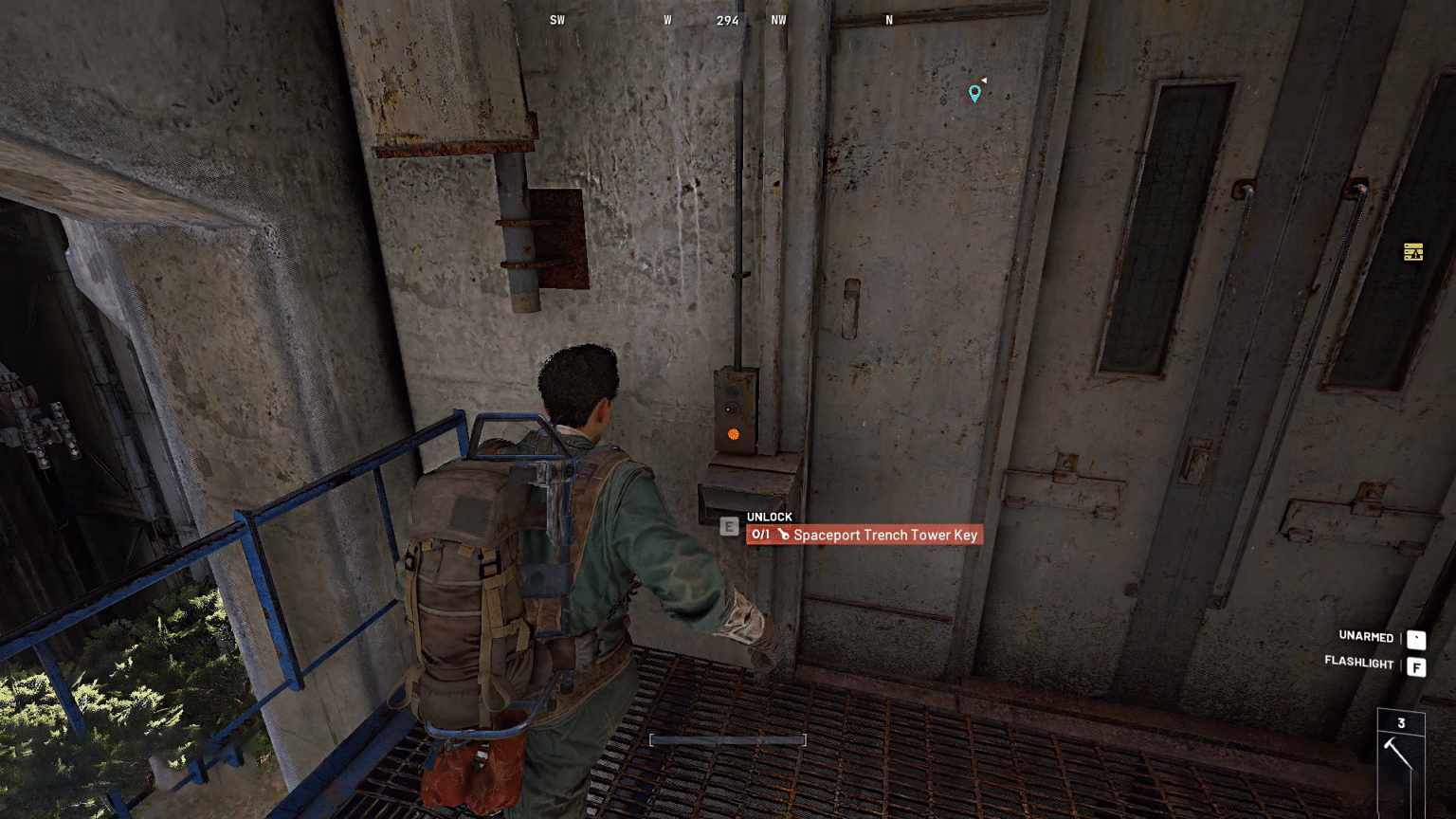 ARC Raiders Spaceport Trench Tower Key Door