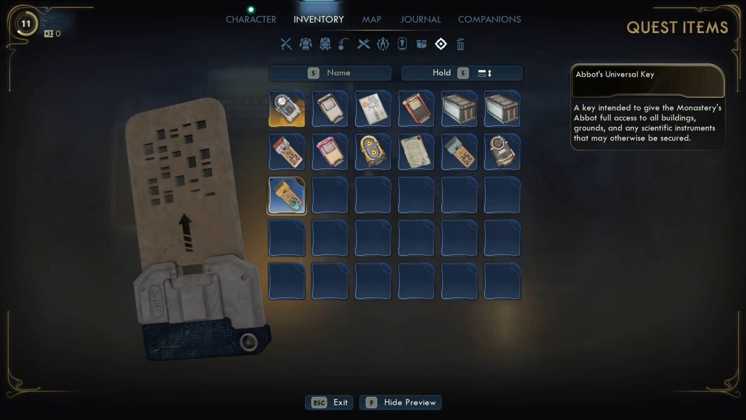 Abbot’s Universal Key in The Outer Worlds 2