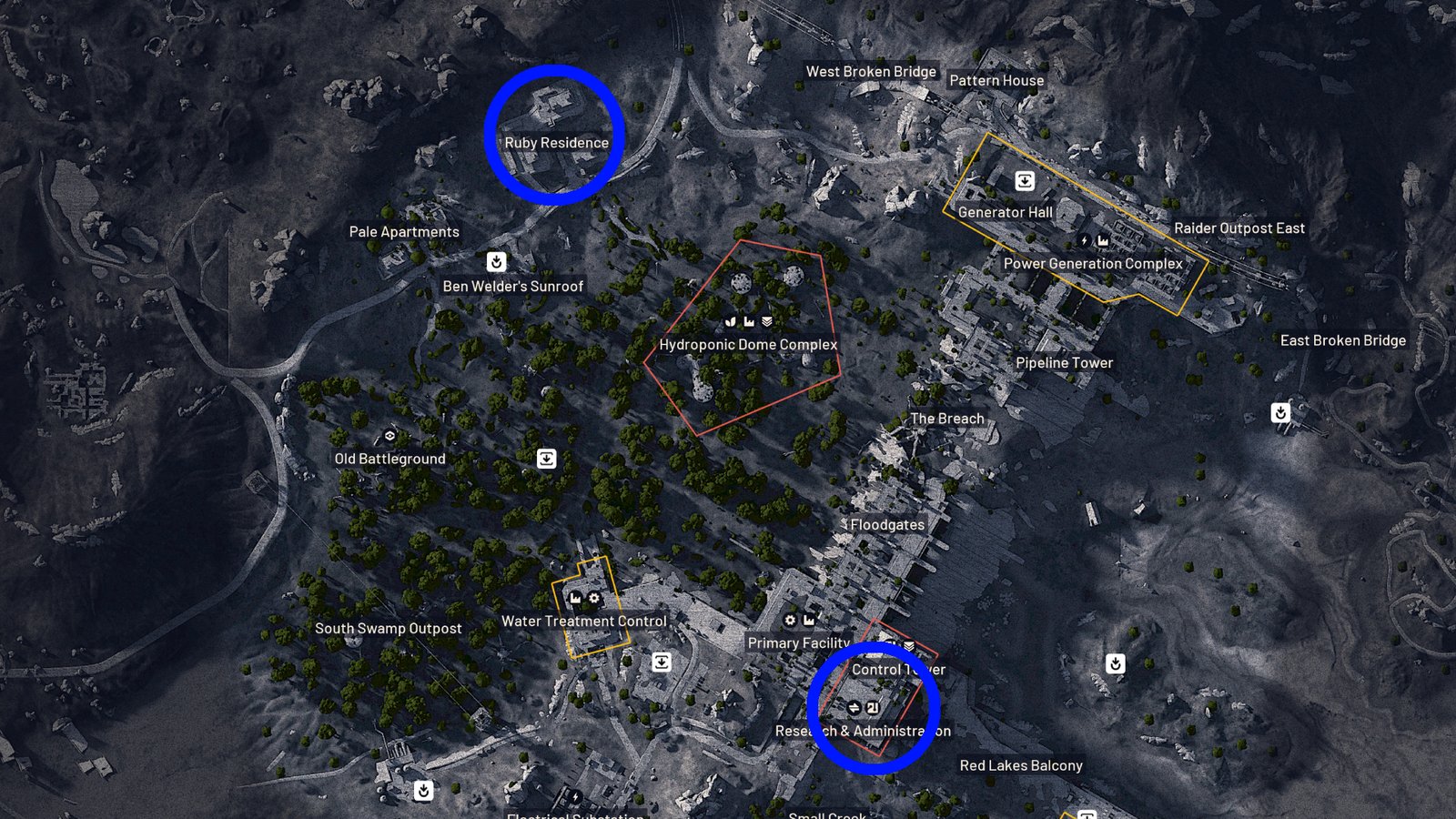 Blue Gate Village Key location to find