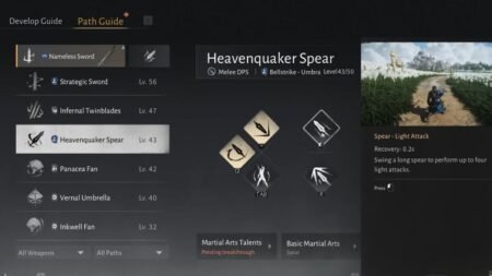 Complete Weapons Guide In Where Winds Meet
