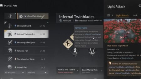 Complete Weapons Guide In Where Winds Meet
