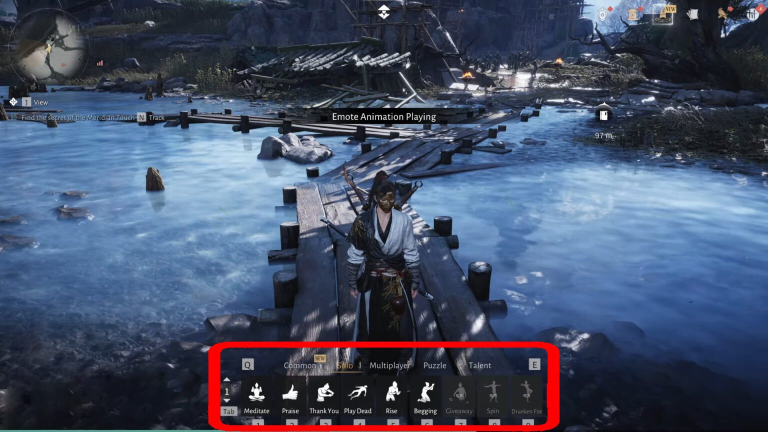 Giveaway Emote in Where Winds Meet