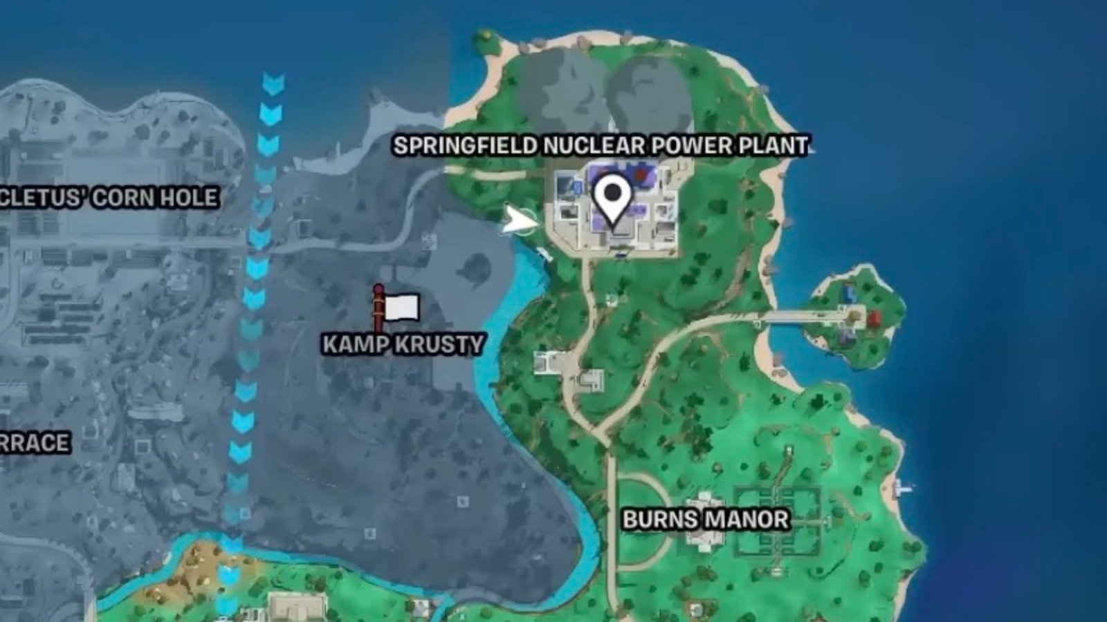 Fortnite prank call Moe map location.