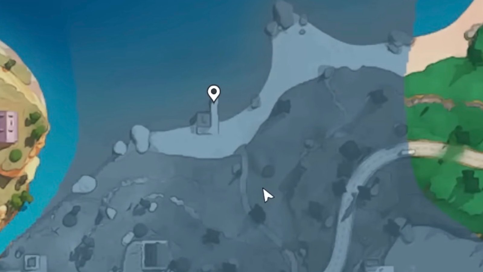 Fortnite catch Blinky map location.