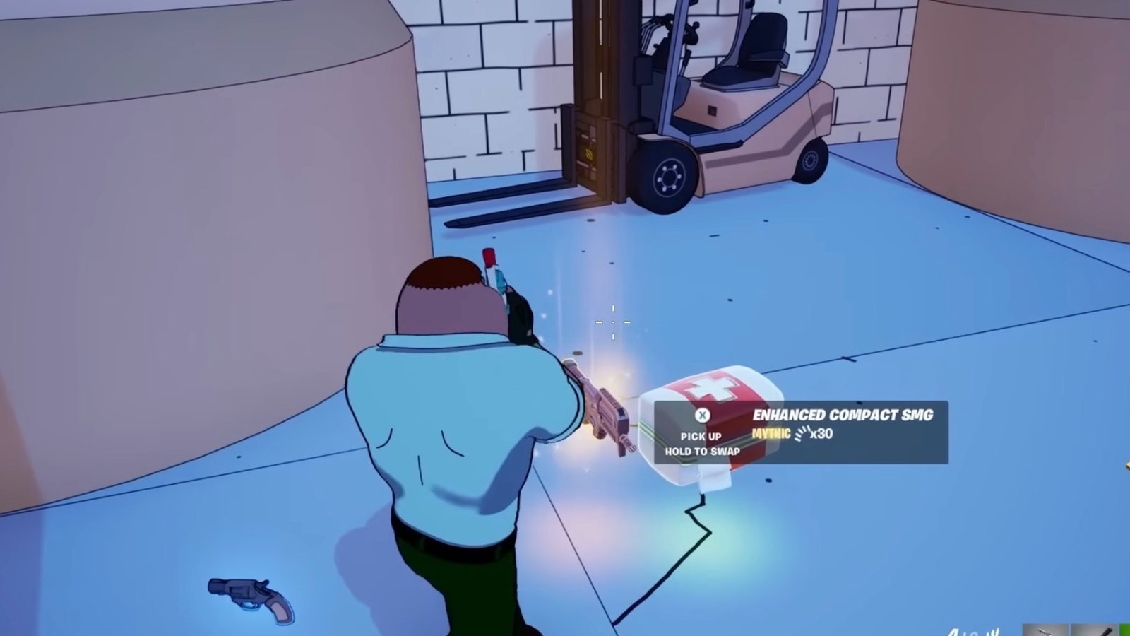 Fortnite Witch Marge loot drop.