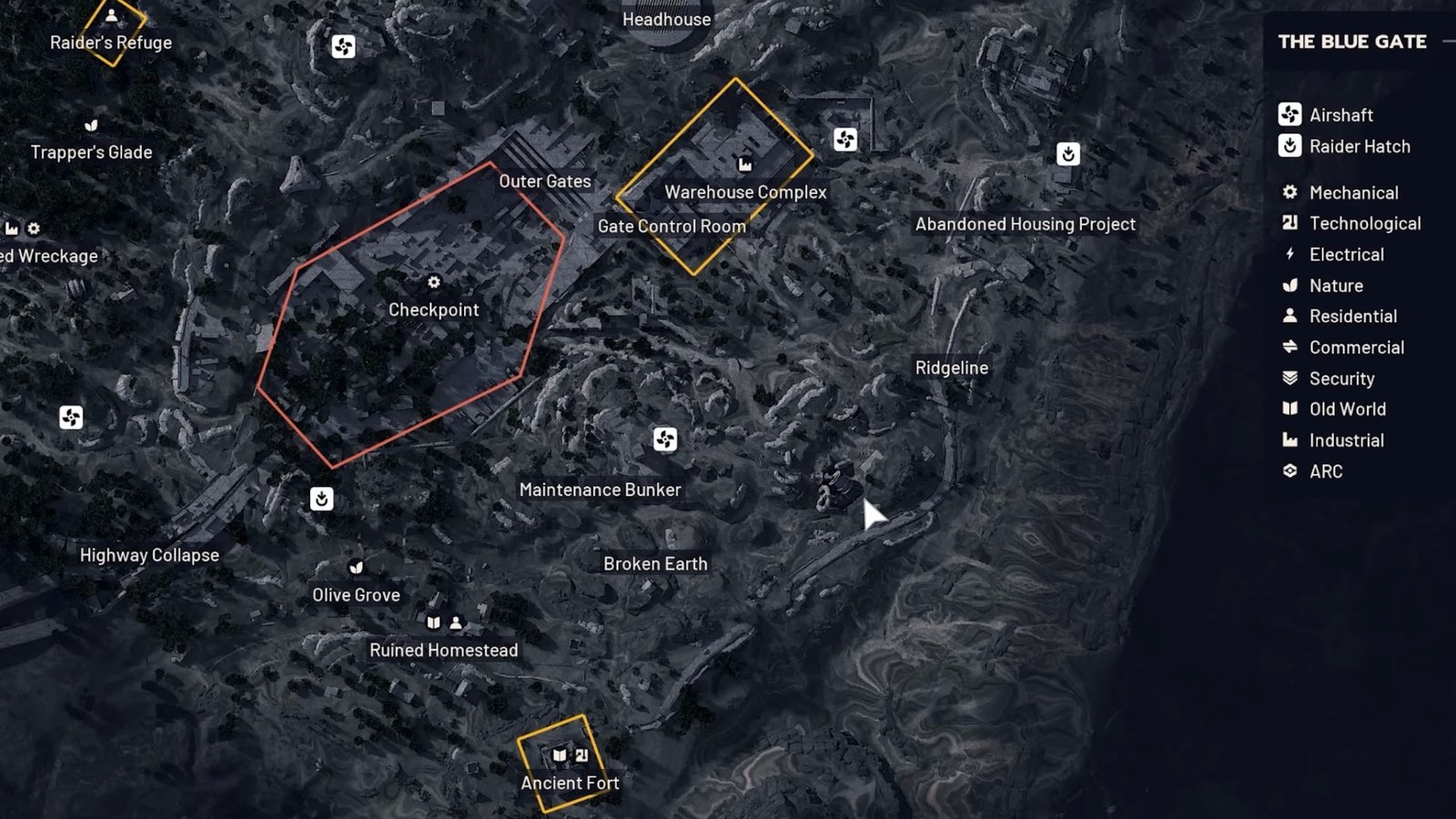 ARC Raiders Deforester Husk map location.