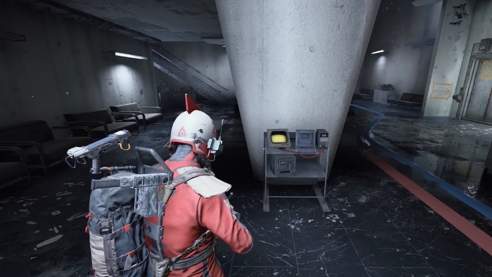 ARC Raiders Reinforced Reception terminal displaying the yellow color.