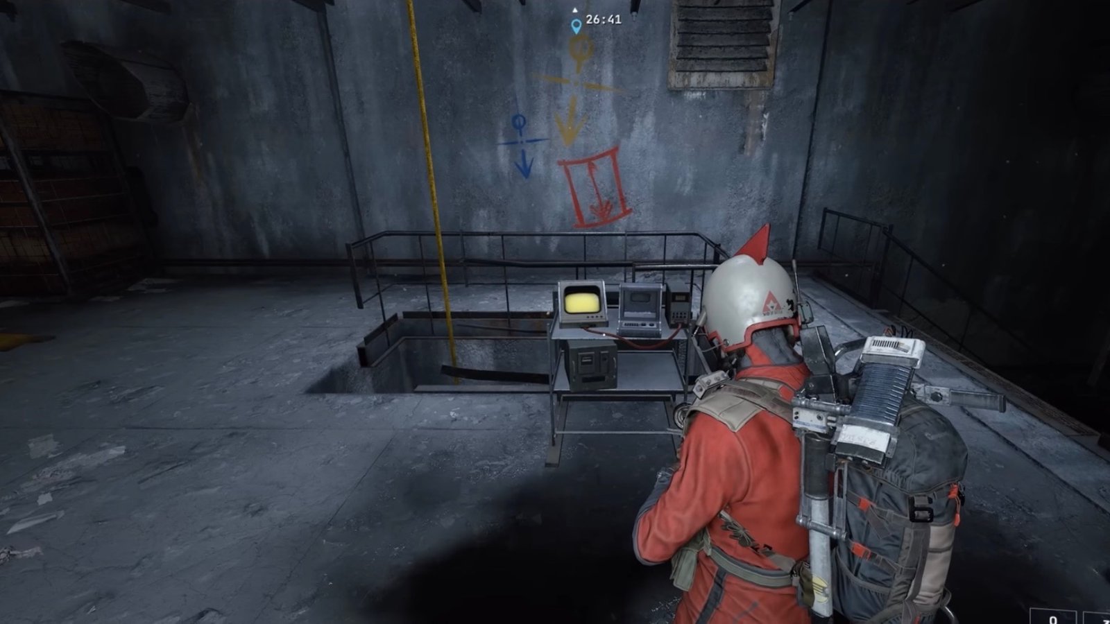 ARC Raiders Blue Gate tunnel puzzle terminal color.