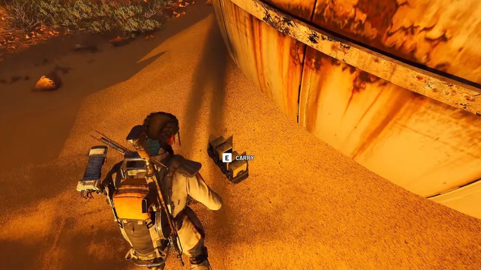 ARC Raiders obtaining Fuel Cells from around the Launch Tower.