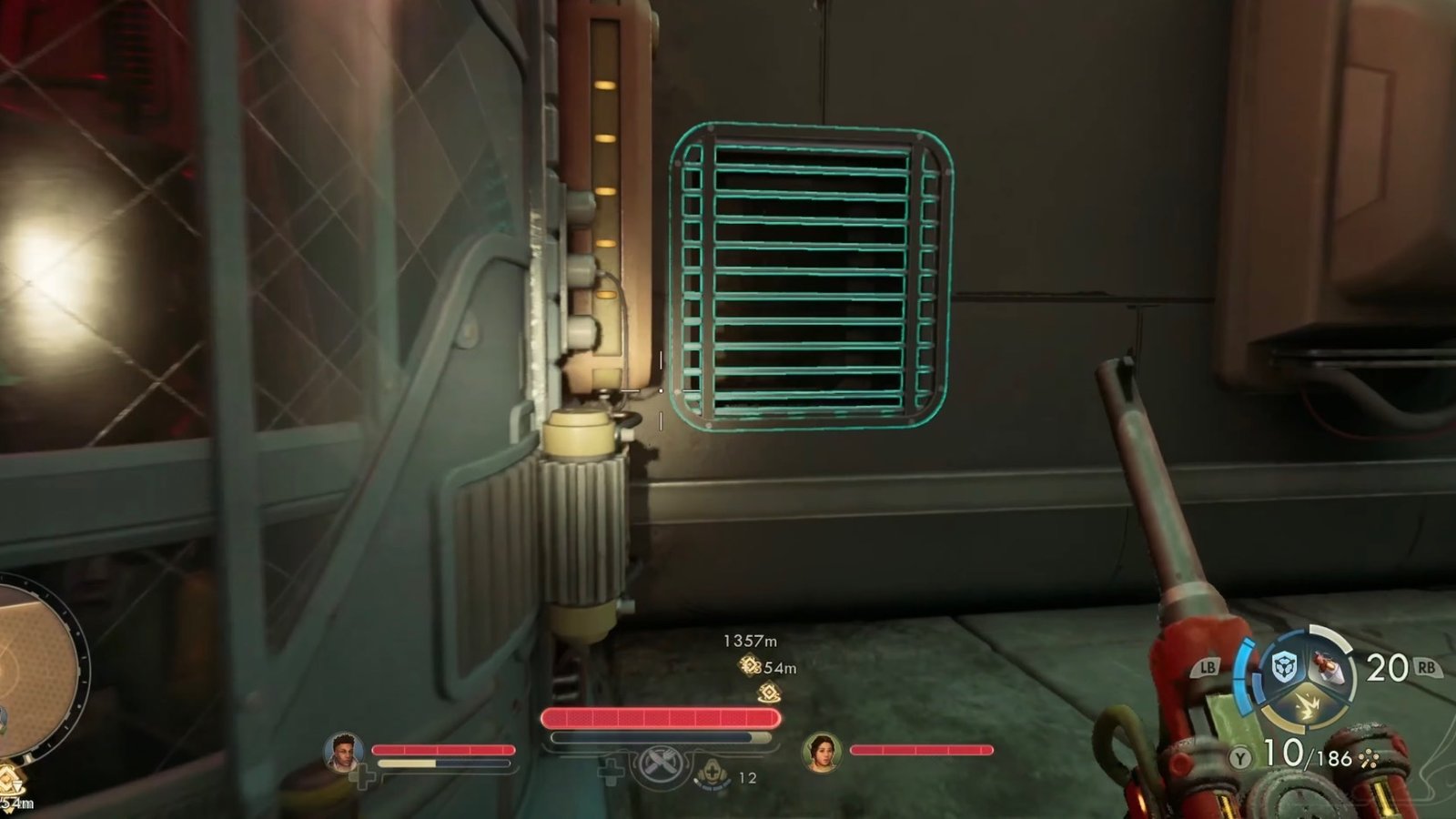 The Outer Worlds 2 featuring the grate beside the Substation.