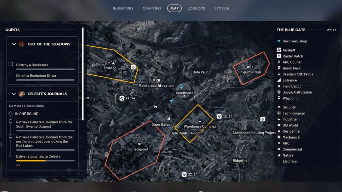 Location of the Headhouse in ARC Raiders