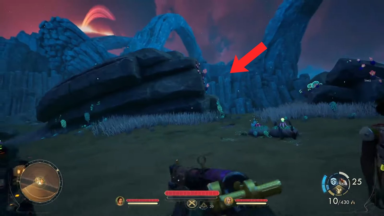 Walking On Eggshells Quest Guide in The Outer Worlds 2 behind the rock structure