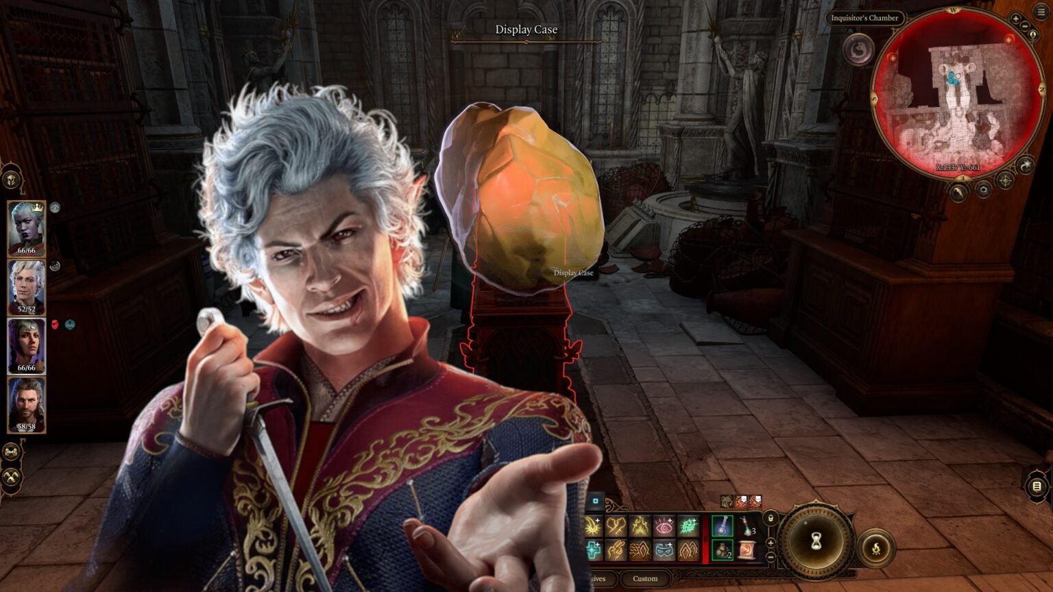 Baldur's Gate 3 Astarion with Amber over Where It's Found